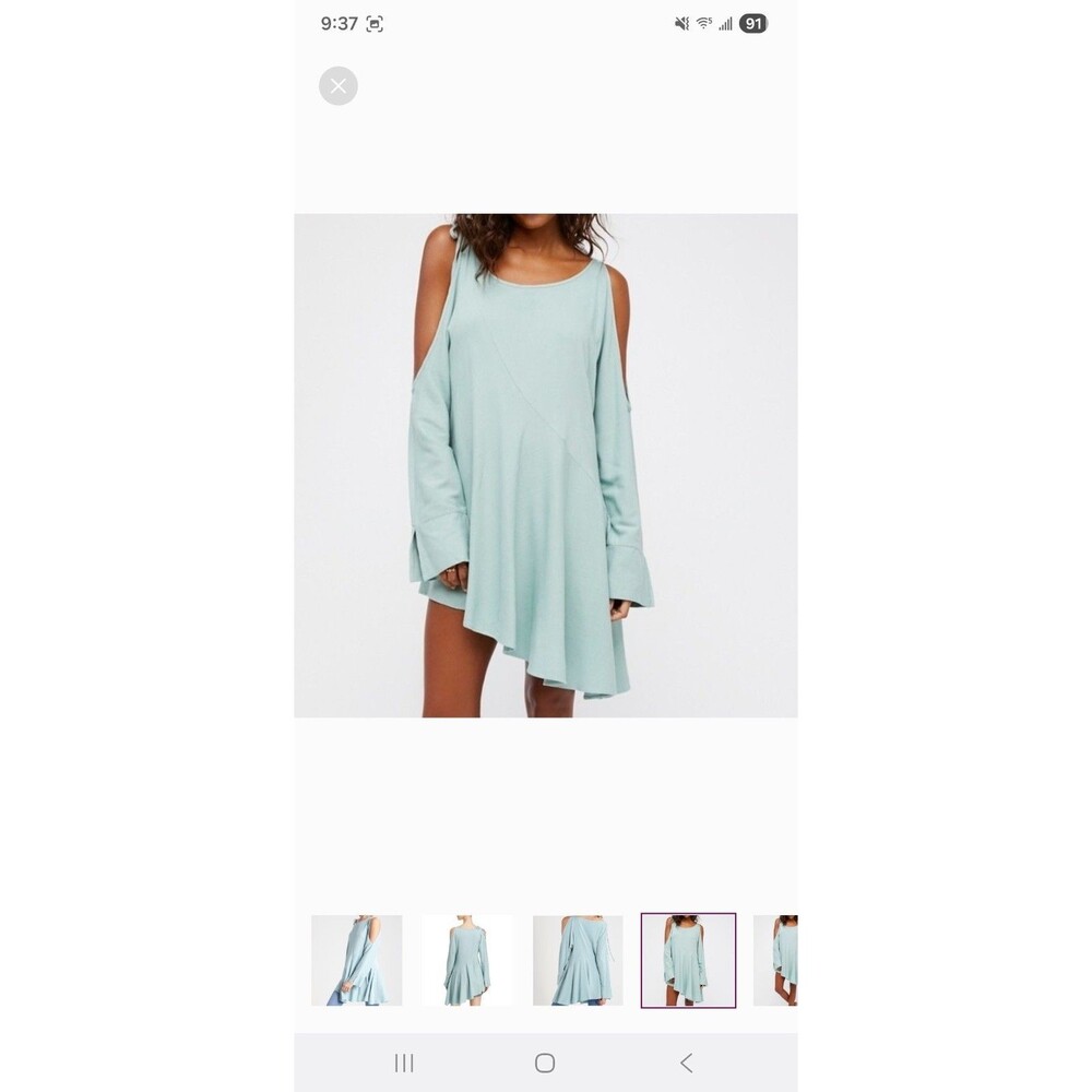 Free People Steppin Out Tunic T-Shirt Dress Oversized Size XS